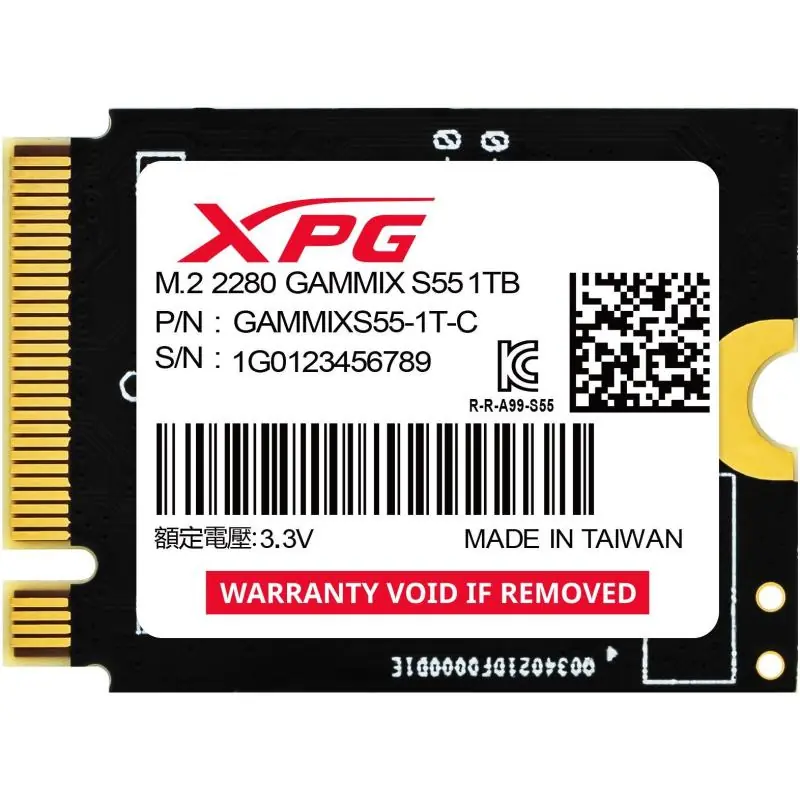 XPG Gammix S55 SSD M.2 1TB PCIe Gen 4