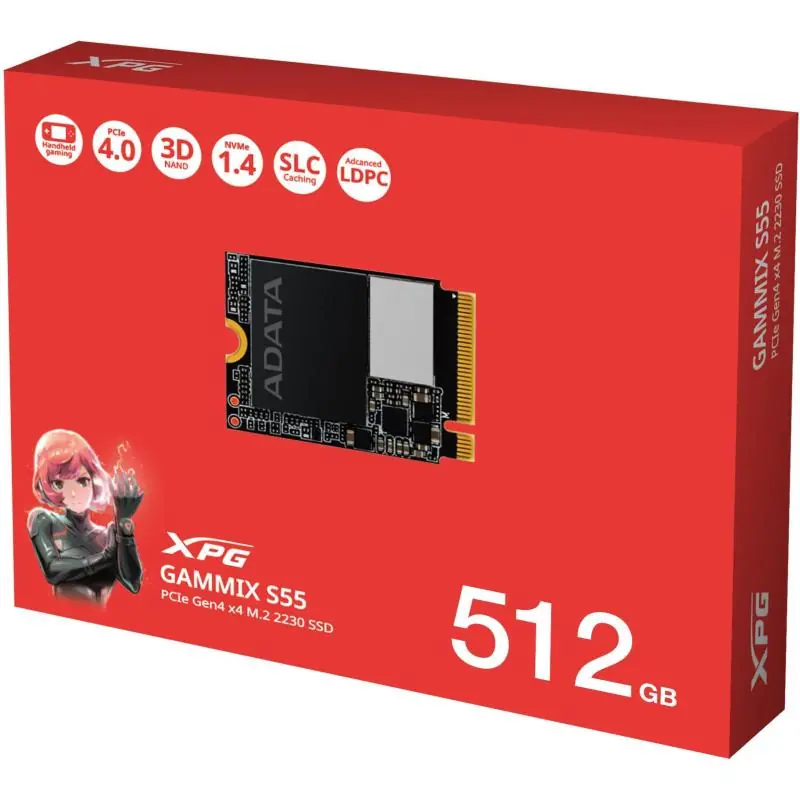 XPG Gammix S55 SSD M.2 512GB PCIe Gen 4