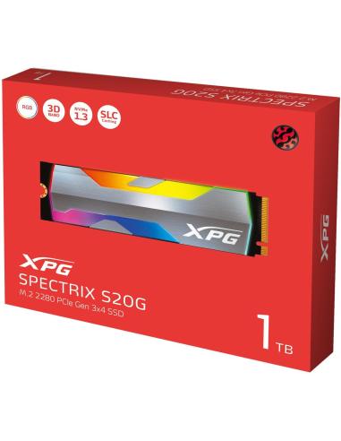 XPG Spectrix S20G SSD M.2 1TB PCIe Gen 3 RGB con Disipador