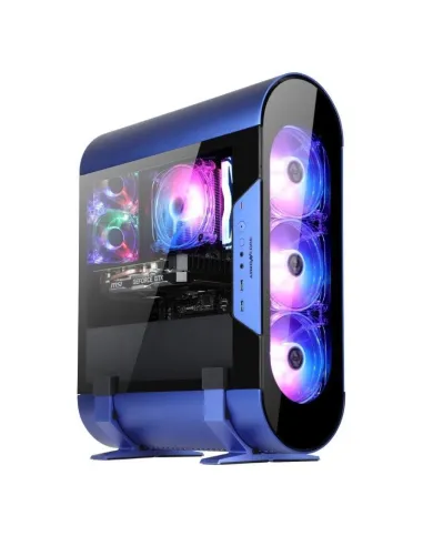 Abkoncore AL300M SYNC Mini Torre Cristal Templado USB-C RGB Azul