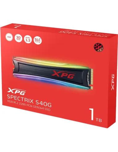 XPG Spectrix S40G SSD M.2 1TB PCIe Gen 3 RGB con Disipador