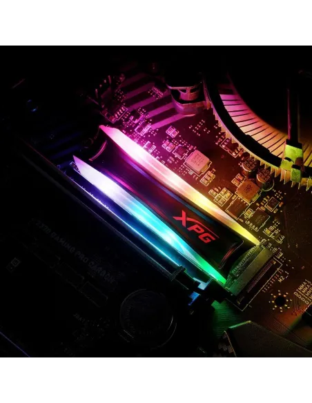 XPG Spectrix S40G SSD M.2 256GB PCIe Gen 3 RGB con Disipador