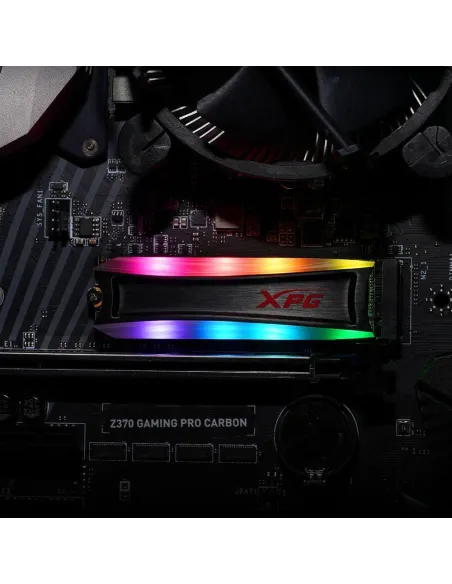XPG Spectrix S40G SSD M.2 256GB PCIe Gen 3 RGB con Disipador