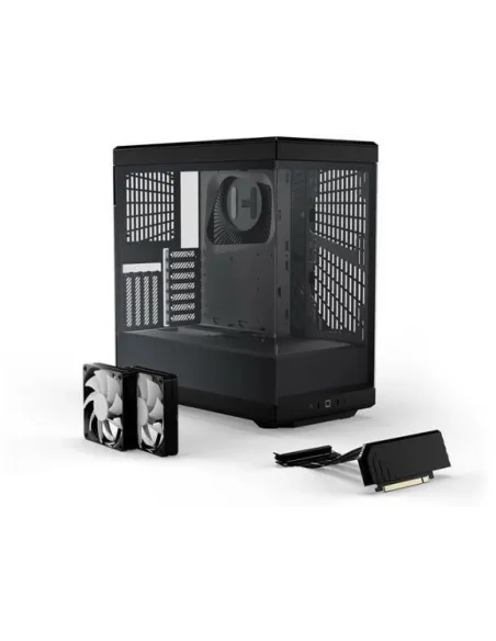 Hyte Y40 Torre ATX Cristal Templado USB 3.0 con Cable Elevador PCIE 4.0 Incluido Negro