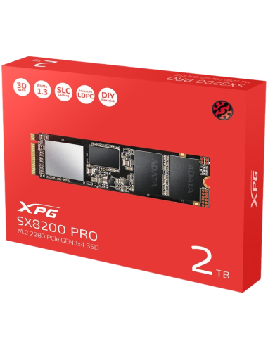 XPG SX8200 Pro SSD M.2 2TB PCIe Gen 3