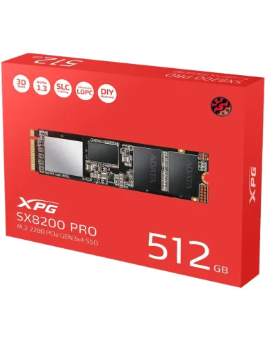 XPG SX8200 Pro SSD M.2 512GB PCIe Gen 3