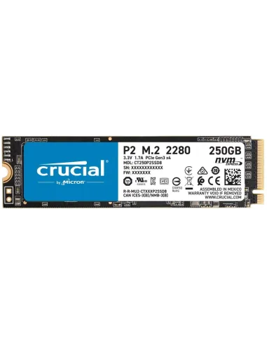 Crucial P2 SSD M.2 250GB PCIe Gen 3