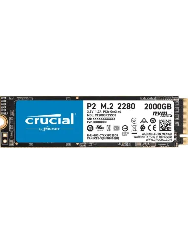 Crucial P2 SSD M.2 2TB PCIe Gen 3