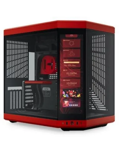 Hyte Y70 Mid Tower Cristal Templado Roja