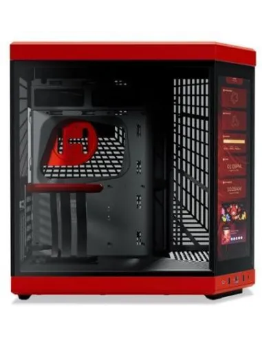 Hyte Y70 Mid Tower Cristal Templado Roja
