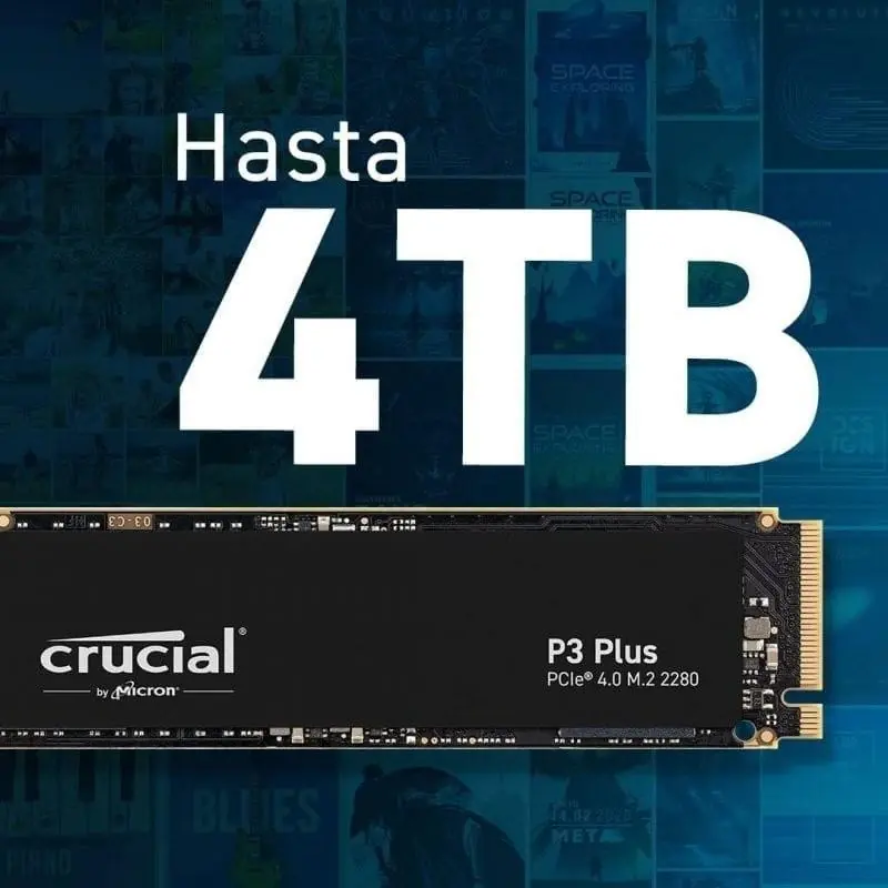 Crucial P3 Plus SSD M.2 4TB PCIe Gen 4