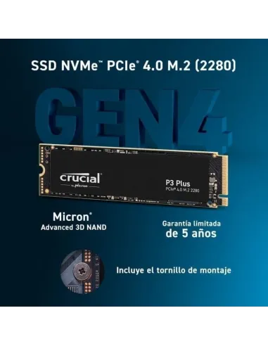 Crucial P3 Plus SSD M.2 2TB PCIe Gen 4