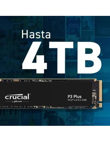 Crucial P3 Plus SSD M.2 2TB PCIe Gen 4