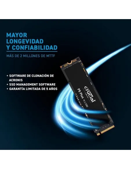 Crucial P5 Plus SSD M.2 500GB PCIe Gen 4