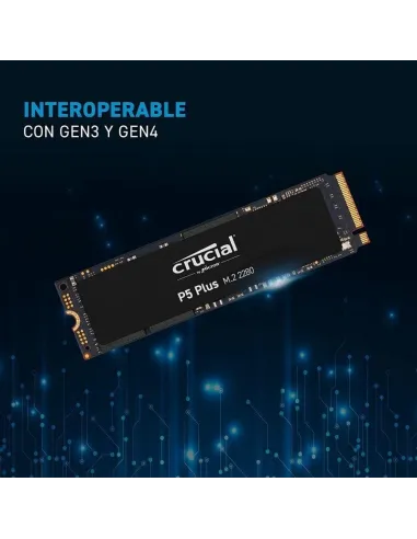 Crucial P5 Plus SSD M.2 2TB PCIe Gen 4 con Disipador