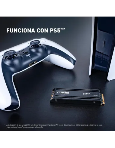 Crucial P5 Plus SSD M.2 2TB PCIe Gen 4 con Disipador