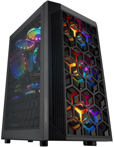 Mars Gaming MCMESH MESH 360º Micro-ATX USB 3.0 Negra
