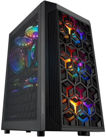 Mars Gaming MCMESH MESH 360º Micro-ATX USB 3.0 Negra