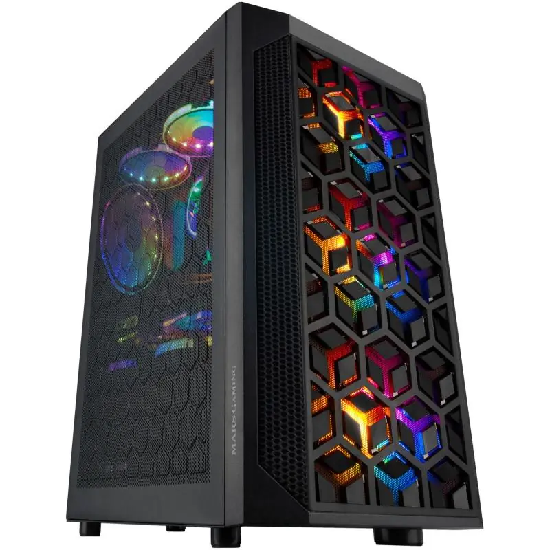 Mars Gaming MCMESH MESH 360º Micro-ATX USB 3.0 Negra