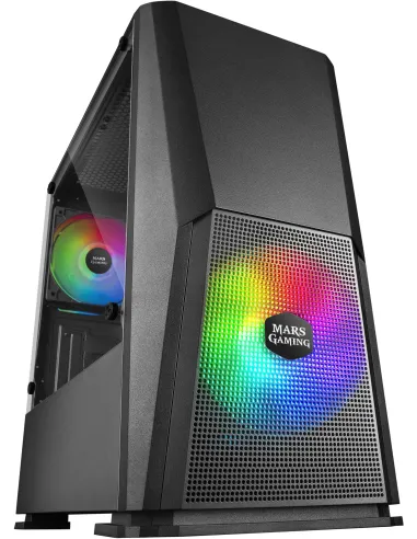 Mars Gaming MCONE RGB con Ventana USB 3.0 Negra