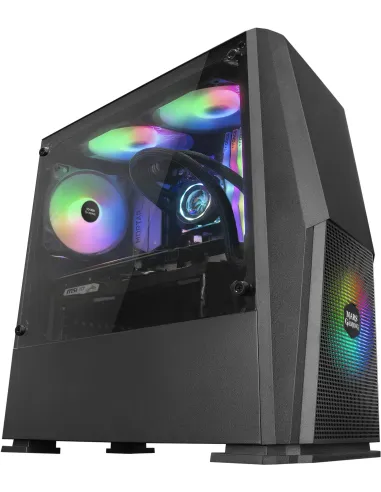 Mars Gaming MCONE RGB con Ventana USB 3.0 Negra