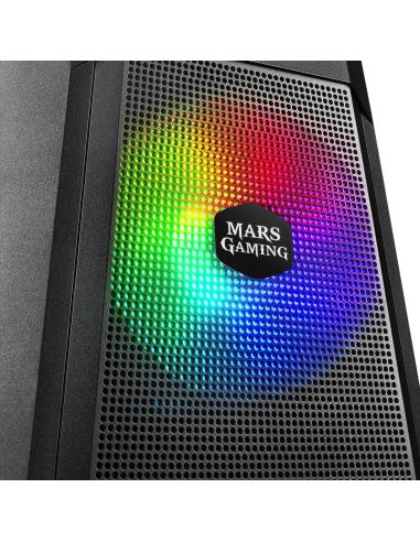 Mars Gaming MCONE RGB con Ventana USB 3.0 Negra