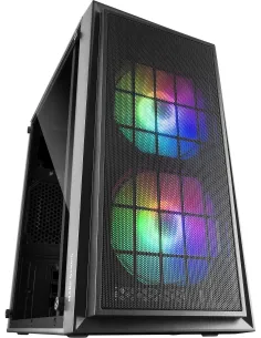 Mars Gaming MCDUO Cristal Acrílico USB 3.0 Negro