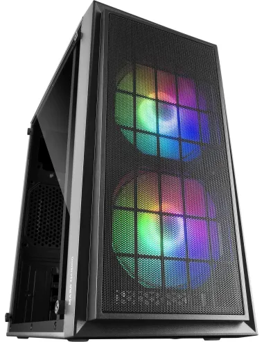 Mars Gaming MCDUO Cristal Acrílico USB 3.0 Negro