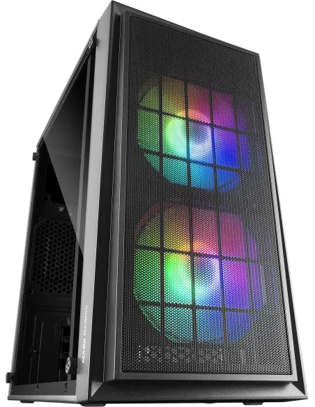 Mars Gaming MCDUO Cristal Acrílico USB 3.0 Negro