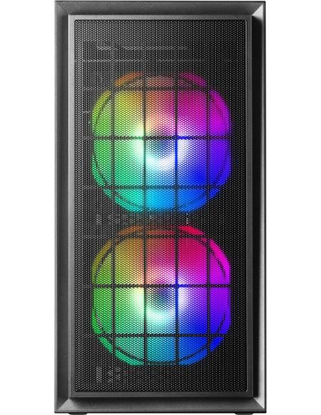 Mars Gaming MCDUO Cristal Acrílico USB 3.0 Negro