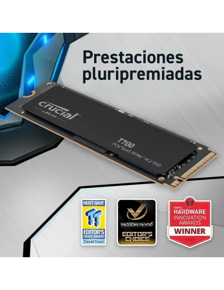 Crucial T700 SSD M.2 2TB PCIe Gen 5