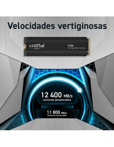 Crucial T700 SSD M.2 2TB PCIe Gen 5