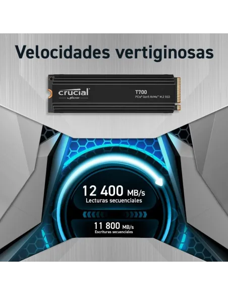 Crucial T700 SSD M.2 2TB PCIe Gen 5
