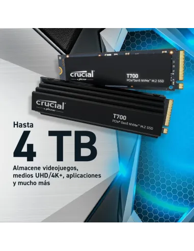 Crucial T700 SSD M.2 2TB PCIe Gen 5