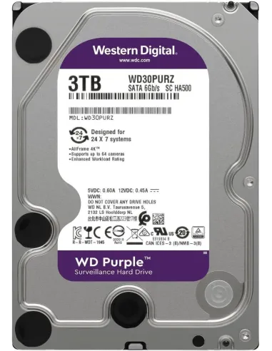 WD Purple HDD 3.5" 3TB SATA3