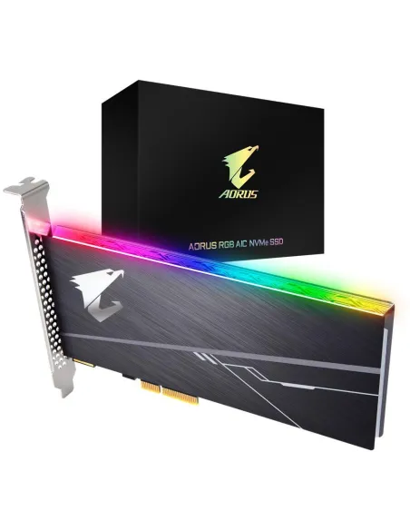 Gigabyte AORUS RGB AIC NVMe SSD FH/HL 1TB PCIe Gen 3 con Disipador