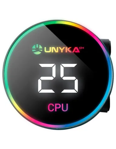 Unyka Aquastorm 360 ARGB Kit de Refrigeración Líquida 360mm Negro