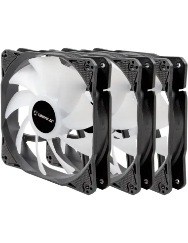 Unyka Aquastorm 360 ARGB Kit de Refrigeración Líquida 360mm Negro