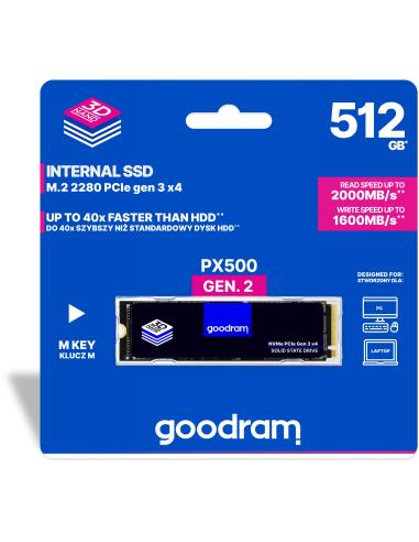 GoodRam PX500 SSD M.2 512GB PCIe Gen 3