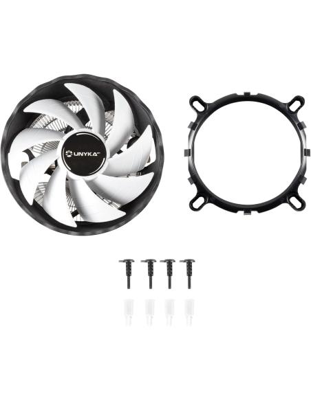 UNYKAch Jotun DF 120 White Ventilador para CPU 120mm