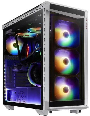 Adata XPG Battlecruiser ARGB Cristal Templado USB-C Blanca