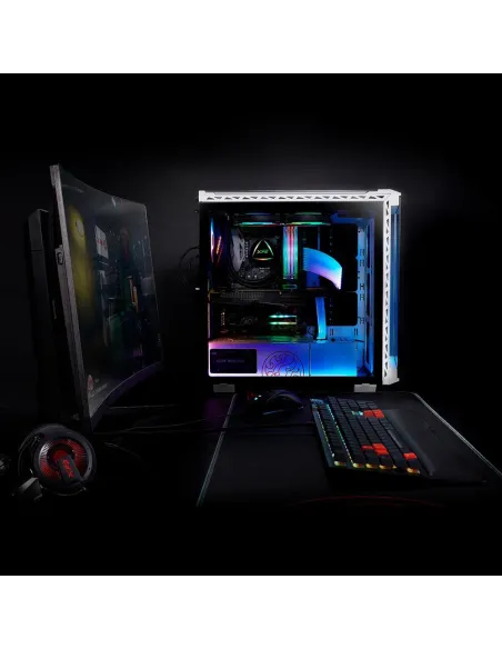 Adata XPG Battlecruiser ARGB Cristal Templado USB-C Blanca