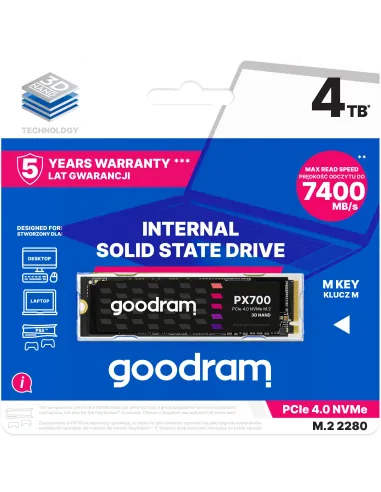Goodram PX700 SSD M.2 4TB PCIe Gen 4