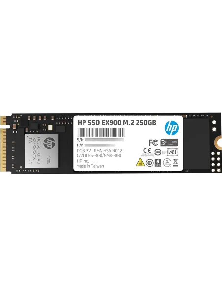 HP EX900 SSD M.2 250GB PCIe Gen 3