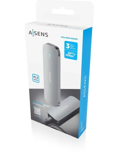 Aisens ASM2-006GRY Caja Externa para M.2 hasta 2TB Gris