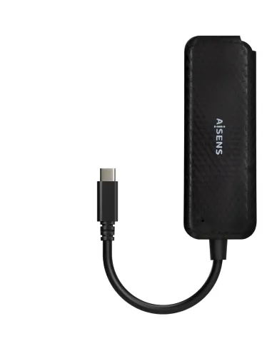 Aisens A109-0715 HUB USB-C 4 Puertos USB-A Negro