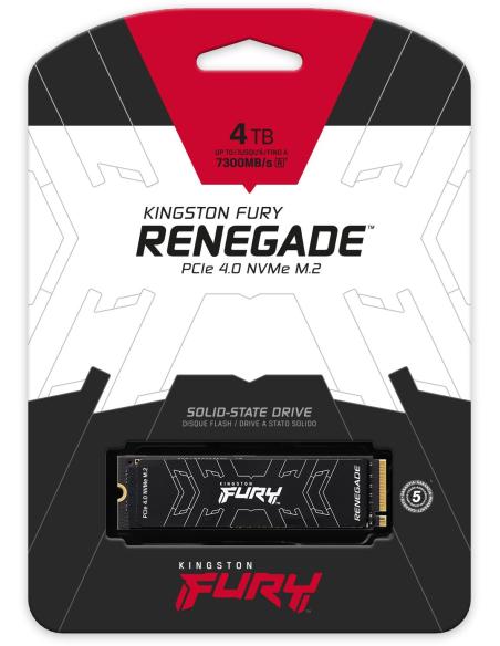 Kingston FURY Renegade SSD M.2 4TB PCIe Gen 4