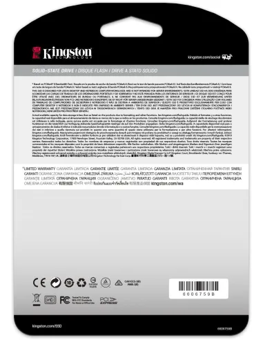 Kingston KC2500 SSD M.2 2TB PCIe Gen 3