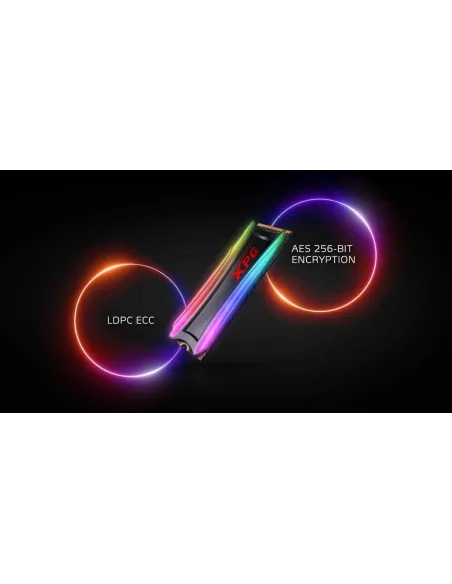 XPG Spectrix S40G SSD 512GB PCIe Gen 3 RGB con Disipador