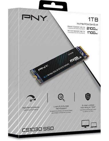 PNY CS1030 SSD M.2 1TB PCIe Gen 3